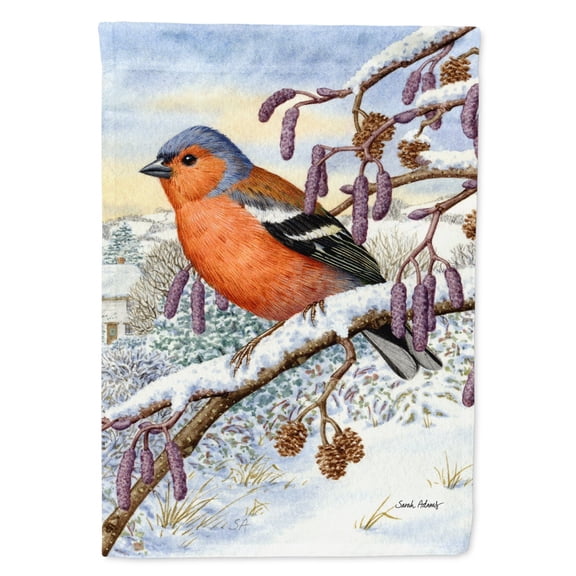 Carolines Treasures ASA2066GF Eurasian Bullfinch Flag Garden Size  Small multicolor