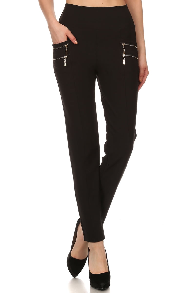 Women's Stretch Skinny Leggings Trouser with Pockets Jordan Ubuy