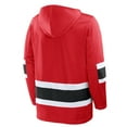 thumbnail image 3 of Men's Fanatics Red Chicago Blackhawks Prime Time Fleece Hoodie, 3 of 4