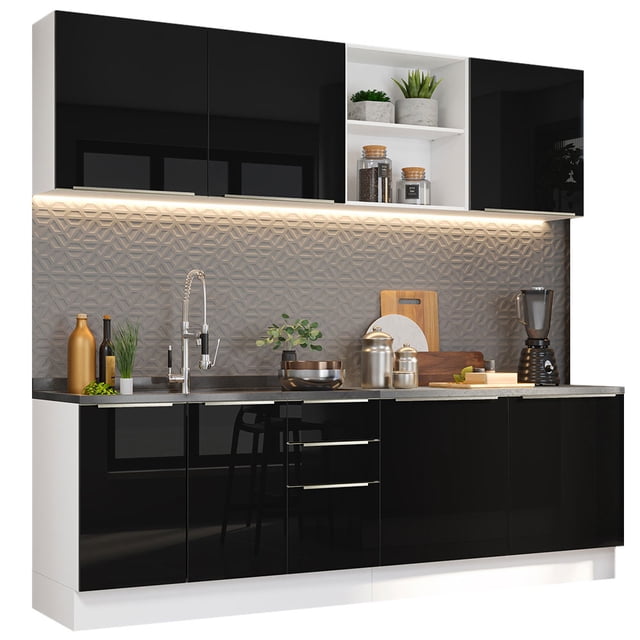 Cocina Integral Completa Modular Madesa Lux 240cm BN 05