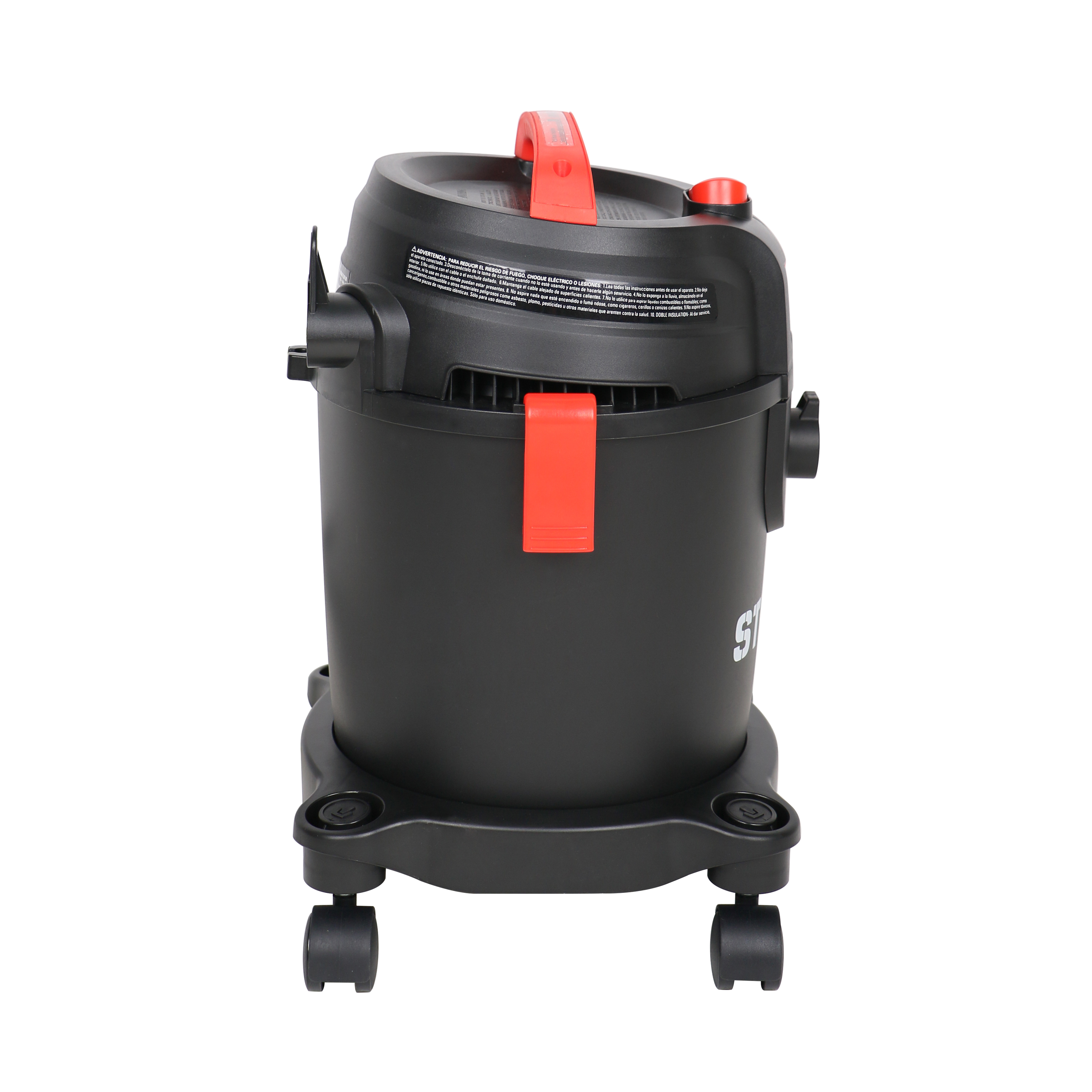 STEALTH 3 Gallon 3 Peak Horsepower Wet Dry Vacuum (AT18202P-3B) with Swiveling Casters - image 4 of 5