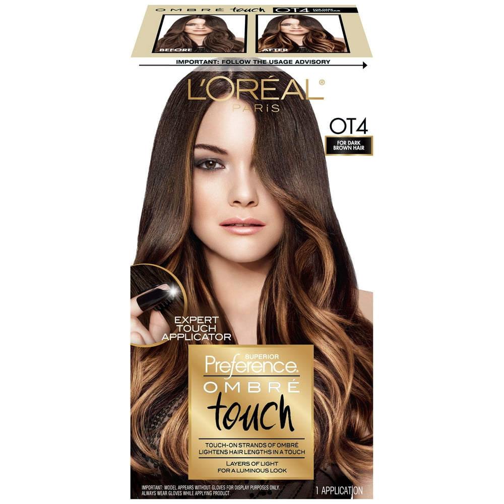 L'Oreal Paris Superior Preference Ombre Touch Hair Color, Dark Brown