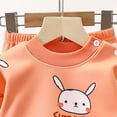 thumbnail image 6 of Enyan Baby Boys Fall Winter Outfit Long Sleeve Cute Cartoon Print Top and Relaxed Fit Pant 2Pcs Set Toddler Boy Clothes（Orange,18-24 Months）, 6 of 6