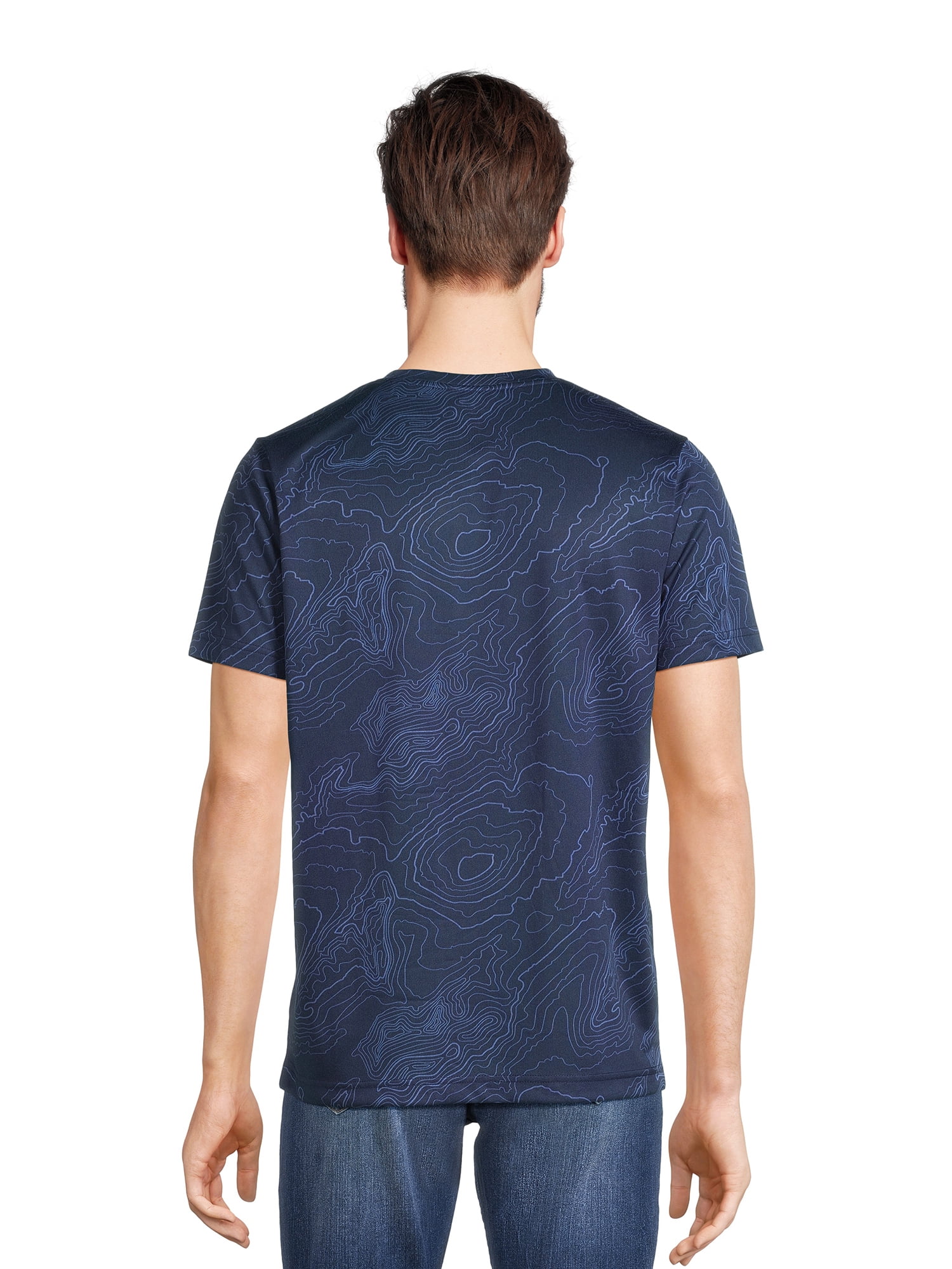 Athletic Works Men’s & Big & Tall Men’s Active Performance Jersey Tee Shirt, Sizes XS-5XL