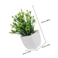 thumbnail image 2 of IDEANATEGRATE Planta Artificial Para Escritorio Con Maceta Color Verde Para Interior, 2 of 6
