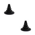 thumbnail image 3 of Sidaley Cone Grommet Plastics Craftsmanship Outdoor Fishing Grommets Drilling Protector Cover Upgraded Wire Cable Fittings Equipment Negro 2piezas, 3 of 6