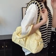 thumbnail image 2 of Puffer Tote Bag Quilted Crossbody Bags for Women Puffy Shoulder Handbag Carry on Weekender Bag Y2k Bow Purse Travel Work, 2 of 9