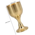 thumbnail image 2 of unbranded Goblet Metálico Vintage De Cobre Dorado Taza Delicada Para Vino Whisky Y Bebidas En Casa, 2 of 8