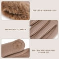 thumbnail image 5 of BadPiggies Women's Winter Gloves Sensitive Touch Screen Cold Weather Windproof Thermal Warm Fleece Lined PU Leather Glove - Khaki, 5 of 8