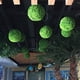 thumbnail image 5 of Inteprter Mantenimiento bajo de las bolas artificiales plásticas de la planta fácil limpiar amplio interior o al aire libre Decoración azul violeta 35cm, 5 of 6