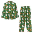 thumbnail image 6 of FOR U DESIGNS Christmas Snowman Pajama Sets for Women 2 Piece Button Up Long Sleeve Button Pajamas Tops for Women Size M Womens Nightwear Sets Button Front Sleepwear, 6 of 6