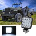 thumbnail image 1 of Luz de punto LED 3 pulgadas 16 luces Luz de trabajo de inundación cuadrada Luz offroad Luz de n Tomshoo Lámpara Spot, 1 of 2