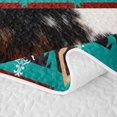 thumbnail image 5 of Erosebridal Western Cowhide Quilt Full,Cow Print Full Bedspread Sets,3 Pieces,1 Coverlet and 2 Pillowcases, 5 of 7