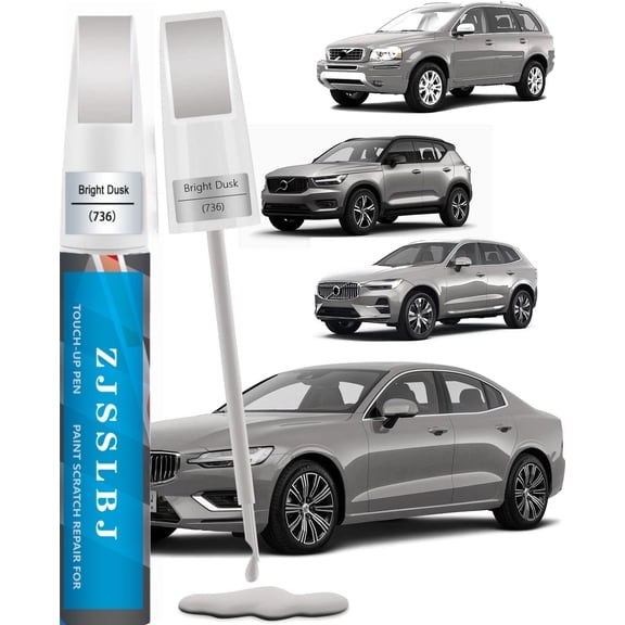 Bright Dusk(736) Touch Up Paint Compatible with Volvo, Car Paint Pen Scratch Repair Two-In-One Touch Up Paint, Premium Car Scratch Remover for Deep Scratches