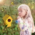 Cobowsici Bird Feeder DIY Bird House Pendant Kits for Children To Build