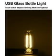 thumbnail image 6 of YUNOVA Touch Control USB Night Light, 7-Color Stepless Dimming Retro Mini Lamp, Portable Mood Lighting for Car/Bedroom/Camping Decor, Compatible with USB Ports, 6 of 8
