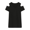 thumbnail image 6 of Oversized Dresses for Women Summer Oversized Off The Shoulder Loose-Neck Short Sleeved Over Dress, 6 of 6