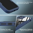 thumbnail image 5 of Compatible with iPhone 11 Case Full Body Clear Design with Built-in Screen Protector Shockproof Anti-Scratch Rugged Phone Case 360 Protective Cover for iPhone 11 6.1 inch, Blue, 5 of 16