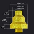 thumbnail image 3 of Brazed Step Core Drill Bit Kit for Porcelain Tile Concrete and Metal Hole Opening, 3 of 6
