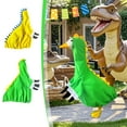 thumbnail image 1 of Traje de conejito de primavera para estatua de ganso de cemento de 23" - Decoración de porche al aire libre - Decoración de jardín de tela duradera - Traje de Pascua de 22x13" para figuras de, 1 of 8