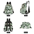 thumbnail image 4 of FORMRS Mini Backpack Purse for Women Travel Daypack Casual Shoulder Bag, Army Green Camouflage Pattern, 4 of 7