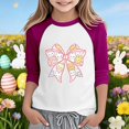 thumbnail image 2 of Jamsmile Toddlers Girls T-Shirts Spring Easter Day Bunny Print Long Sleeve T Shirts Cute Holiday Graphic Tee Shirts Soft Tops, 2 of 4