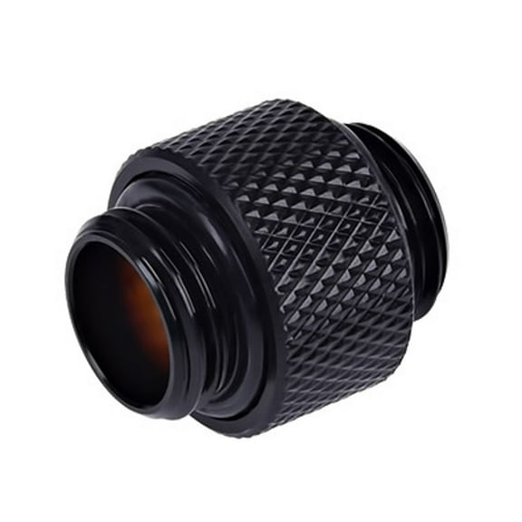 Alphacool HF G1/4" Male to Male Extender Fitting, 10mm, Deep Black