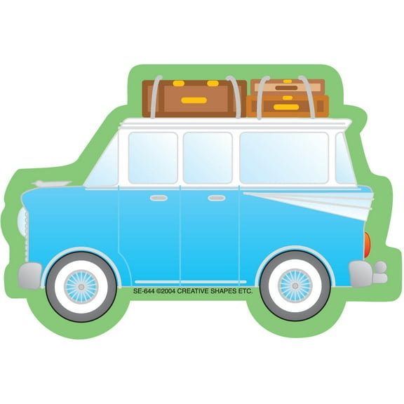 SHAPES ETC. Mini Notepad - Retro Car