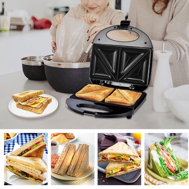Tostadora para hornear pan, máquina de desayuno antiadherente para cocina doméstica (EE. UU.)