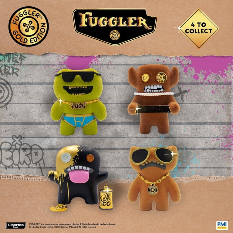 Fuggler Gold Edition Figure Window Box Collectible Character