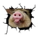 thumbnail image 5 of Creative 3D Funny Pig Etiqueta de la ventana del coche Gráficos de animales Pegatinas de vidrio a prueba de agua Durable Pasta de la ventana del coche A Gloria Adhesivo para ventana de coche, 5 of 9
