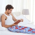 thumbnail image 5 of Vsdgher coffee love cup winter Mens Pajama Pants Sleep & Lounge Pants, PJ Pants-XX-Large, 5 of 6