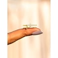 thumbnail image 4 of 1pc Double Layer Cross Cz 925 Sterling Silver Ring In Rose Gold, 4 of 5