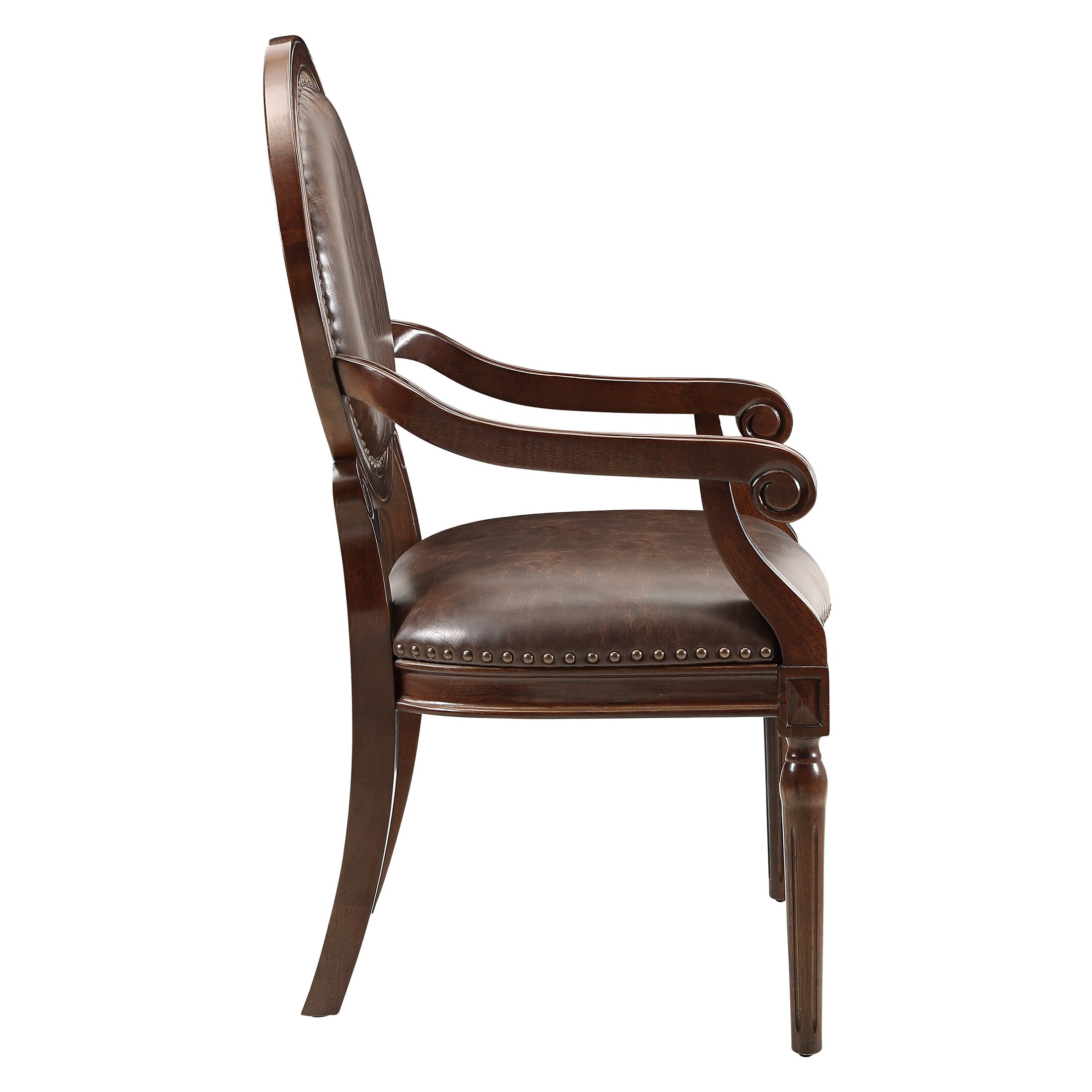 OakvillePark Marsh Accent Chair, Dark Brown