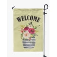 thumbnail image 1 of Printtoo Tan Welcome Garden Summer CampingFlag For Campers Double Sided CampsiteFlag, 1 of 4