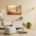 thumbnail image 2 of Jesus and Lamb Canvas Wall Art – Christian Religious Print on Canvas, Faith-Inspired Artwork for Living Room Bedroom Home Office Decor, 18x12’’, 2 of 7