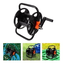 Luxshiny Garden Hose Storage Holder Plastic 1Set Hose Reel Cart For Outdoor Gardening