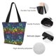 thumbnail image 4 of Easygdp Magical Mushrooms and Flowers Bolso de Hombro para Mujer, Bolso Bandolera y Cartera de Mano Elegante para Uso Diario, 4 of 6