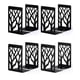 thumbnail image 1 of Set de 4 sujetalibros decorativos de metal INNÔPLUS negros, 1 of 7