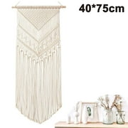 Macrame Wall Hanging Handmade Woven Wall Art Macrame Tapestry for Bedroom Office Home Wall Decor