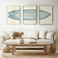 thumbnail image 3 of Hieng Surfboard Wall Decor 3 Pieces Surfboard Canvas Painting PrintsPoster, Sea and Surf Pictures for Beach House, Living Room, Bedroom Decor with Wooden, 3 of 6