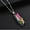 Multicolor, variant on Initial Necklaces for Women Moon Pendant Necklace Great Gift for Women Glow Luminous Hollow With Ball Night