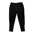thumbnail image 1 of Estilo y co. Pantalones deportivos elásticos con diamantes de imitación para mujer, negro, PXL Style&co. Pista, 1 of 2