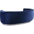 thumbnail image 4 of Meridian Furniture Julian Navy Velvet Sofa, 4 of 9