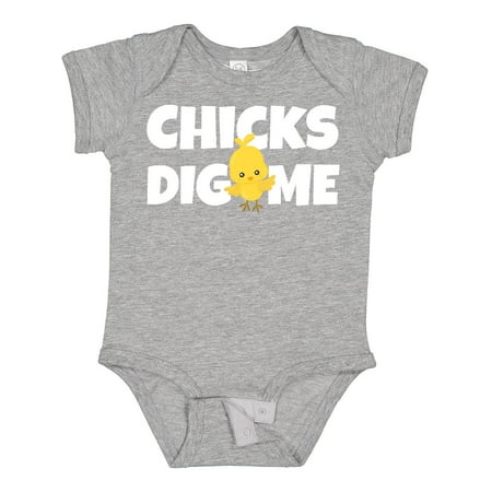 

Inktastic Chicks Dig Me Gift Baby Boy Bodysuit