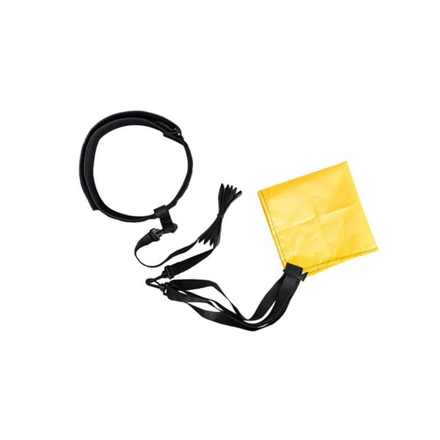 Ceinture de Résistance à la Natation avec Résistance de Parachute de Natation 20cm Jaune