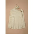 thumbnail image 4 of ABPHQTO Suéter de cuello alto con hombros descubiertos y correas color albaricoque para mujer, 4 of 5