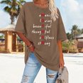 thumbnail image 4 of adaychics Vintage Oversized Tshirts for Women Goose Bumps Distressed Summer Tees Funny Casual Tops Daily Wear, 4 of 9