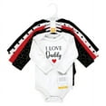 thumbnail image 2 of Hudson Baby Cotton Long-Sleeve Bodysuits, 5-Pack, Newborn- 24 Months, 2 of 7