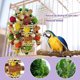 thumbnail image 3 of Juguetes Grandes Loros de Mástica Juguetes Color Jaula de Madera de Madera Juguete Nueces de Maíz Juguete Natural Para Guacamátricos Grises Africanos y Otras Aves Grandes, 3 of 4